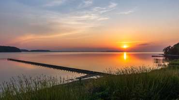 Sonnenuntergang am Großen Jasmunder Bodden - Fotoreise Rügen