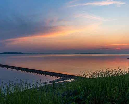 Sonnenuntergang am Großen Jasmunder Bodden - Fotoreise Rügen