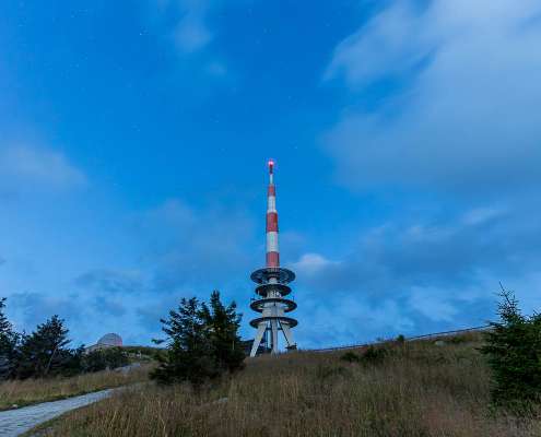 Nachtfotografie auf dem Brocken im Harz