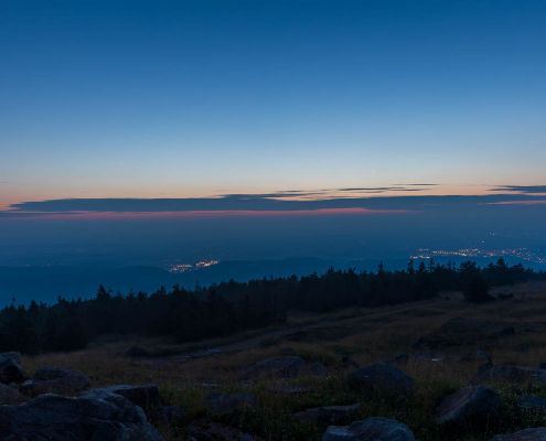 Nachtfotografie auf dem Brocken im Harz