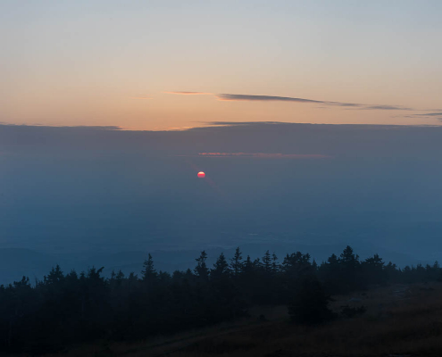 Nachtfotografie auf dem Brocken im Harz