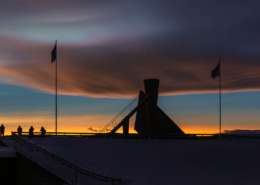 Skisprungschanze Lysgårdsbakken Lillehammer - Nordlicht-Fotoreise Norwegen