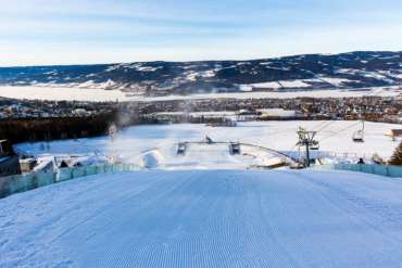 Skisprungschanze Lysgårdsbakken Lillehammer - Nordlicht-Fotoreise Norwegen