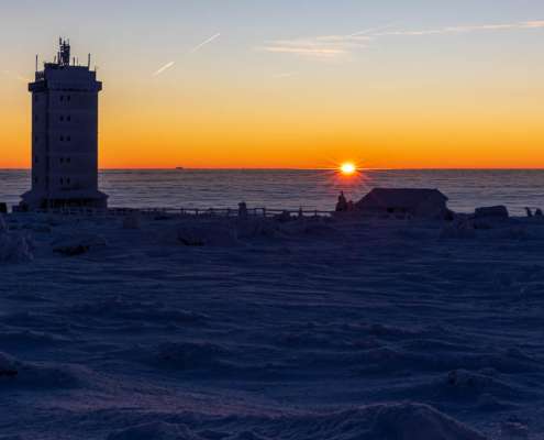 Sonnenaufgang auf dem Brocken