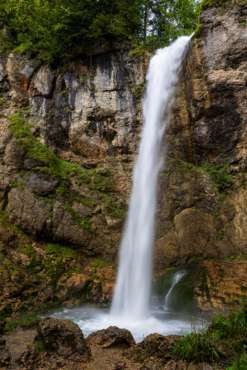 Der Leuenfall im Alpstein im Appenzellerland
