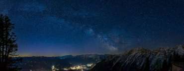 Milchstraße über dem Salzburger Land