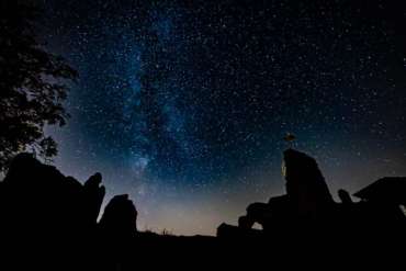 Milchstraße im Naturpark Südharz