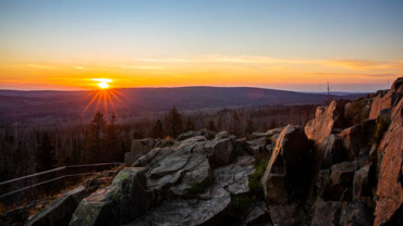 Sonnenuntergang auf dem Achtermann