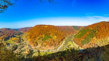 Herbst-Fotowanderung zum Dreitälerblick im Naturpark Südharz