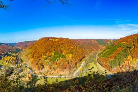 Herbst-Fotowanderung zum Dreitälerblick im Naturpark Südharz