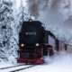 Brockenbahn beim Winter-Fotoworkshop-Wochenende im Harz